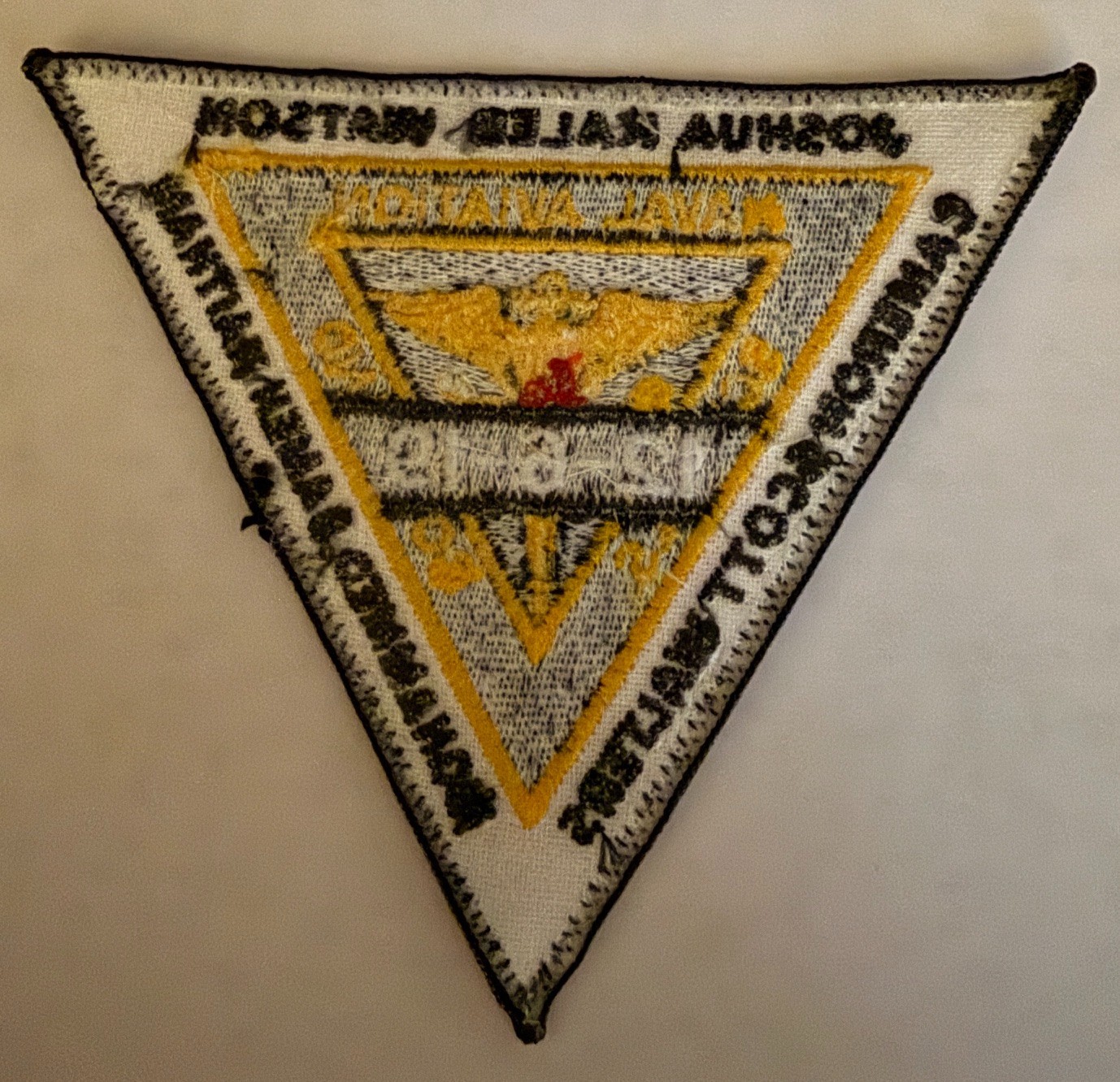 Naval Aviation Triangle Patch Cameron Walters, Joshua Watson, Mohammed Naitham
