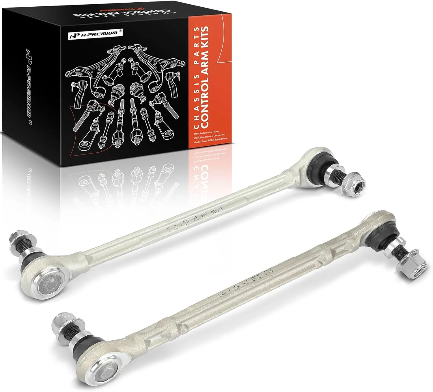 A-Premium 2 x Front Sway Bar Links Stabilizer Bar Links, Compatible with Mercede