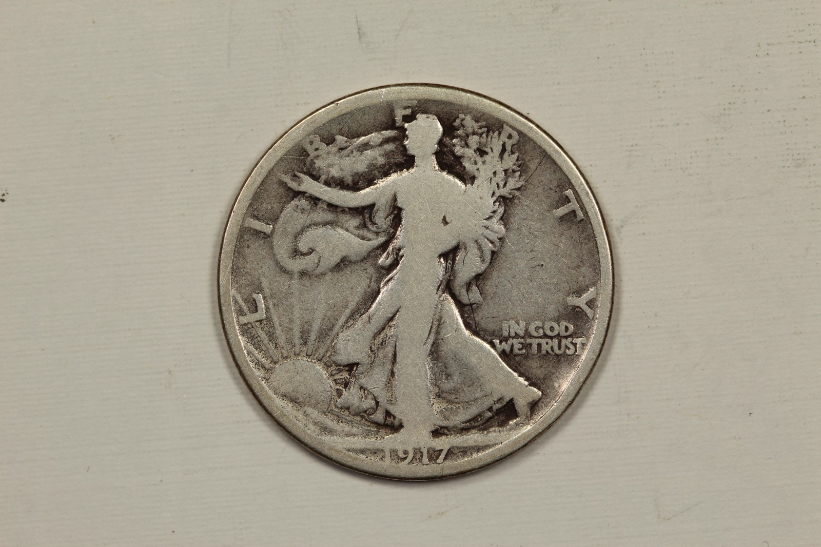 1917-D Walking Liberty Half Dollar