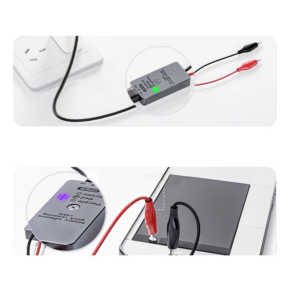 IP66 Battery Glue Quick Release Cable 20cm with Current Limiting and LED Lights