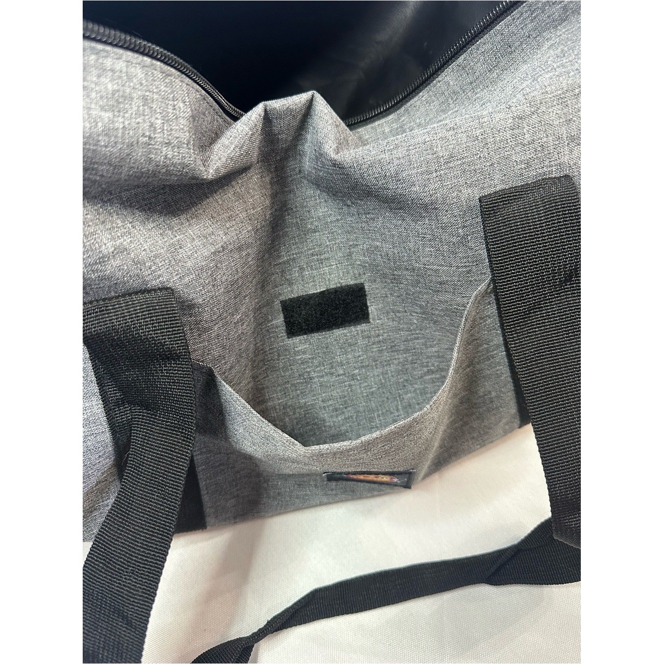 Dickies Gray Travel Duffel with Black Straps