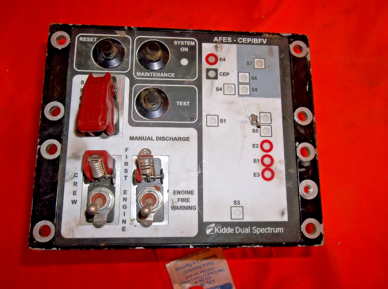 KIDDE DUAL SPECTRUM  CONTROL BOX  12496686-1R2                            3126E