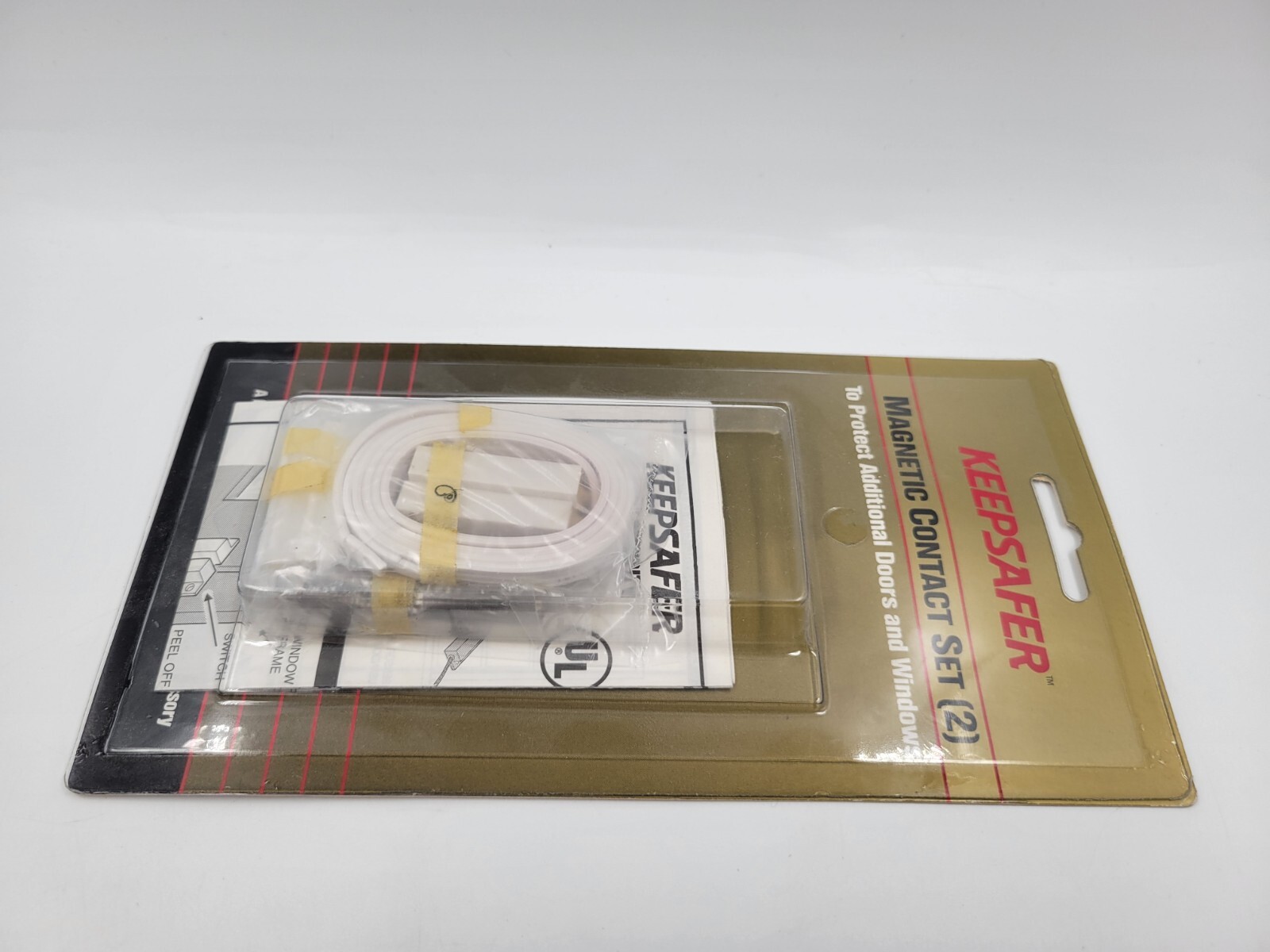 Vtg 90's Keepsafer Magnetic Contact Set (2) Interior Security Detection SSD New!