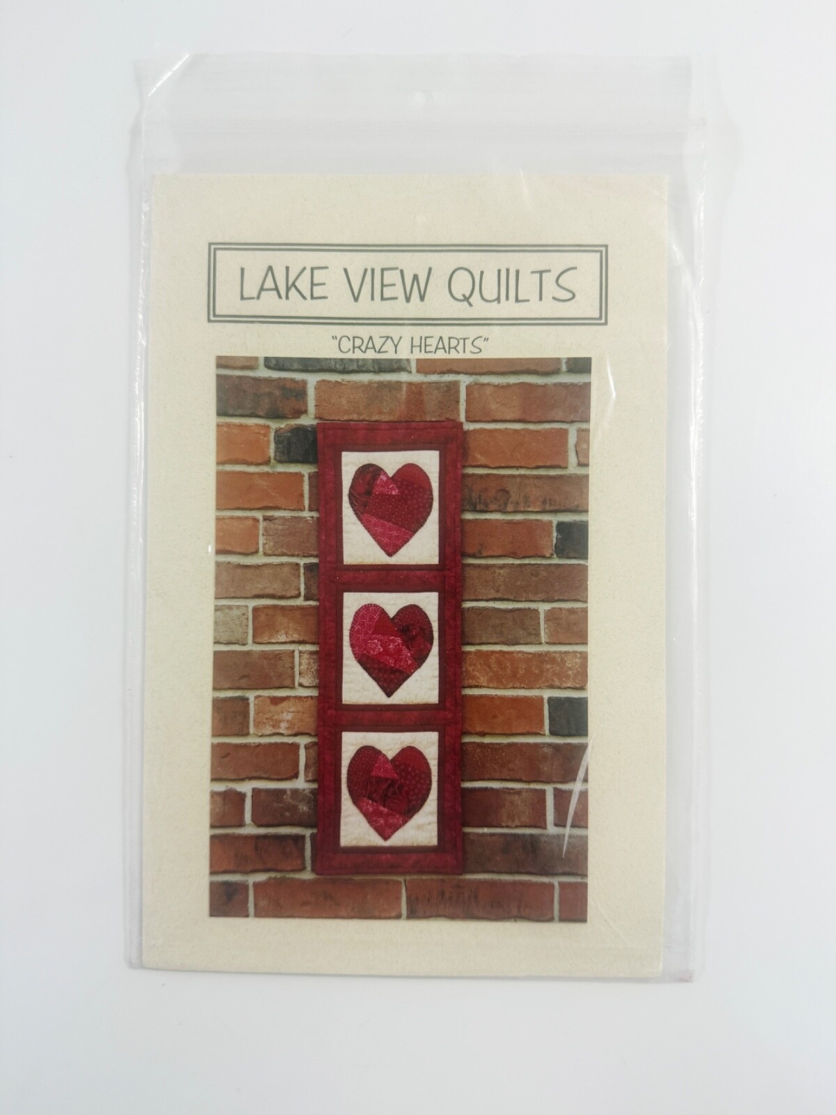 Lake View Quilts “Crazy Hearts Wall hanging (PATTERN ONLY)
