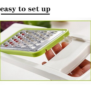 Graters For Kitchen, Cheese Grater with Container, Mandoline Slicer For Kitchen,