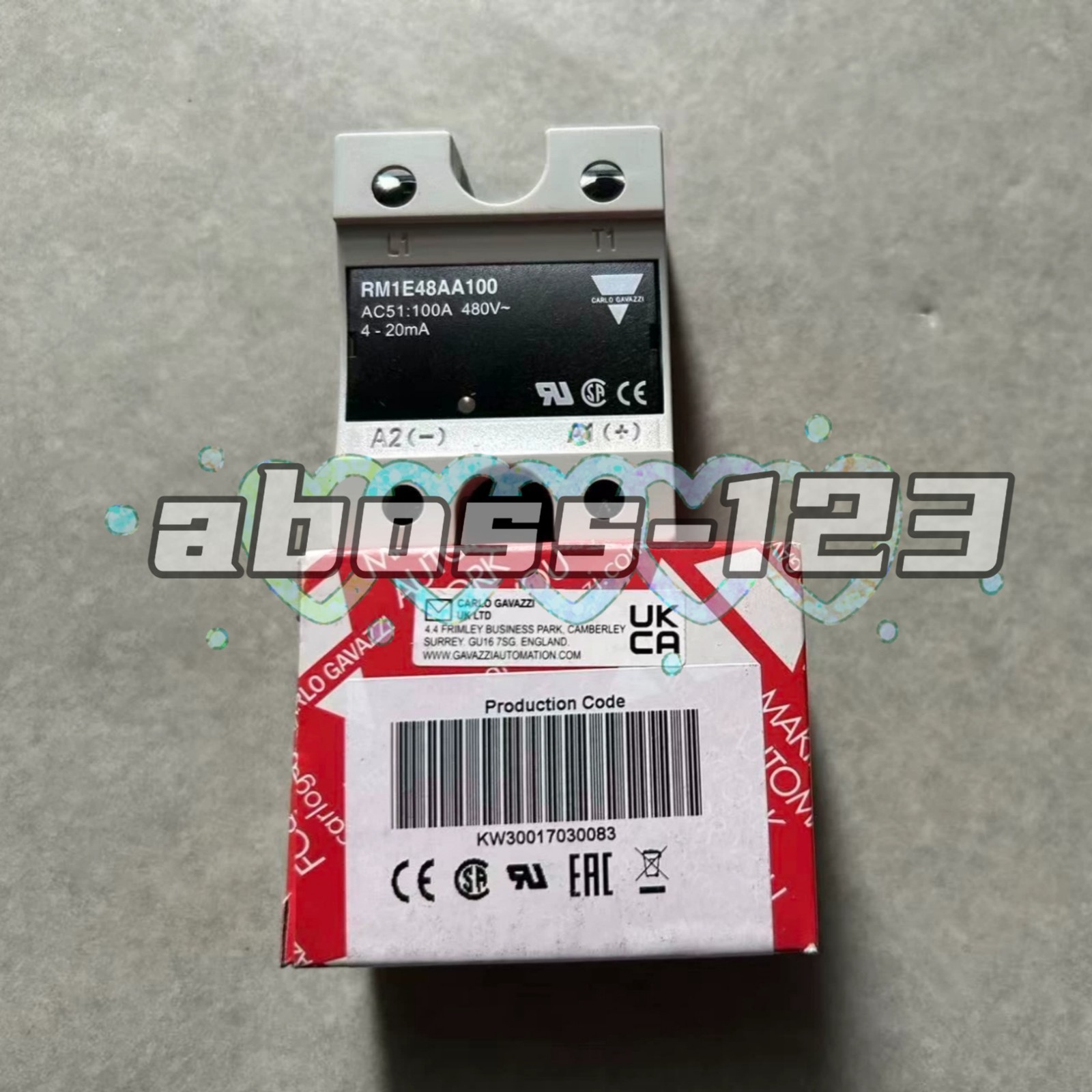 Carlo Gavazzi RM1E48AA100 Relay#1pcs New In Box