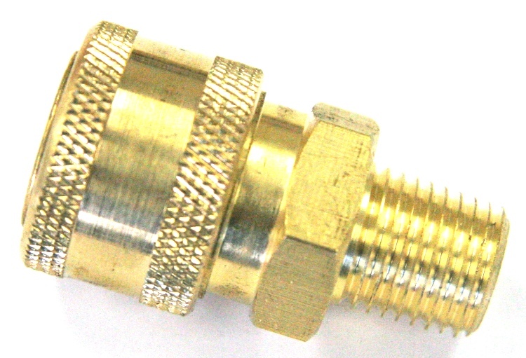 Pressure Washer 1/4" Quick Coupler Disconnect Socket  1/4" Male NPT