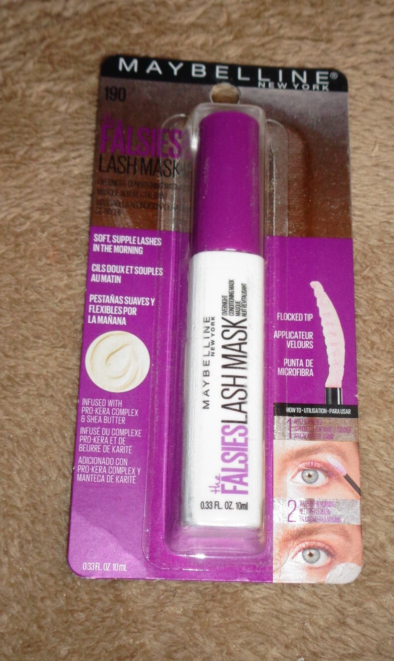 New Maybelline The Falsies Lash Mask 190 Overnight Conditioning Mask 0.33fl oz