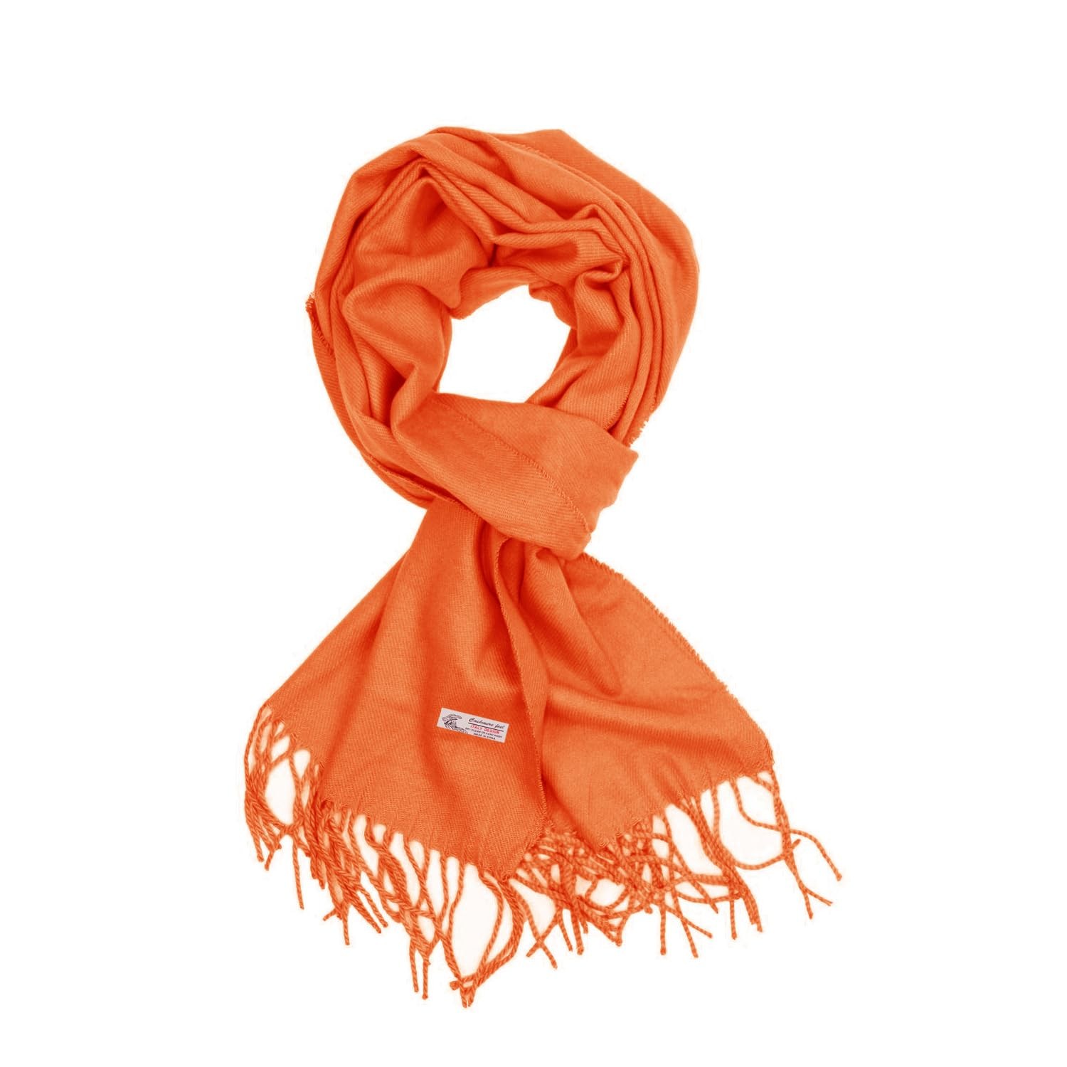 Plain Solid Color Cashmere Feel Classic Soft Luxurious Winter Scarf Men Women