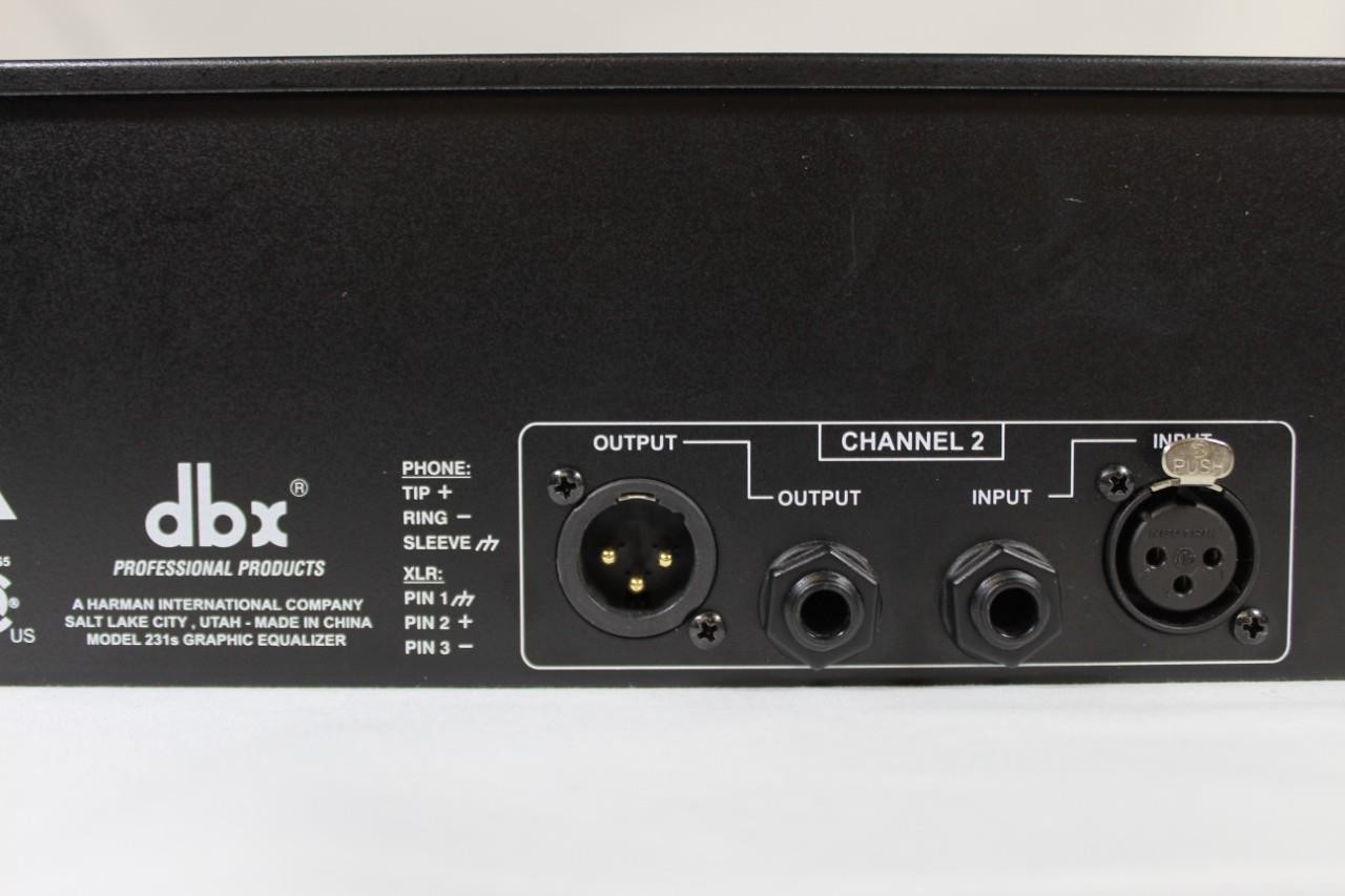 DBX 231S Dual Channel 31 Band Graphic Equalizer
