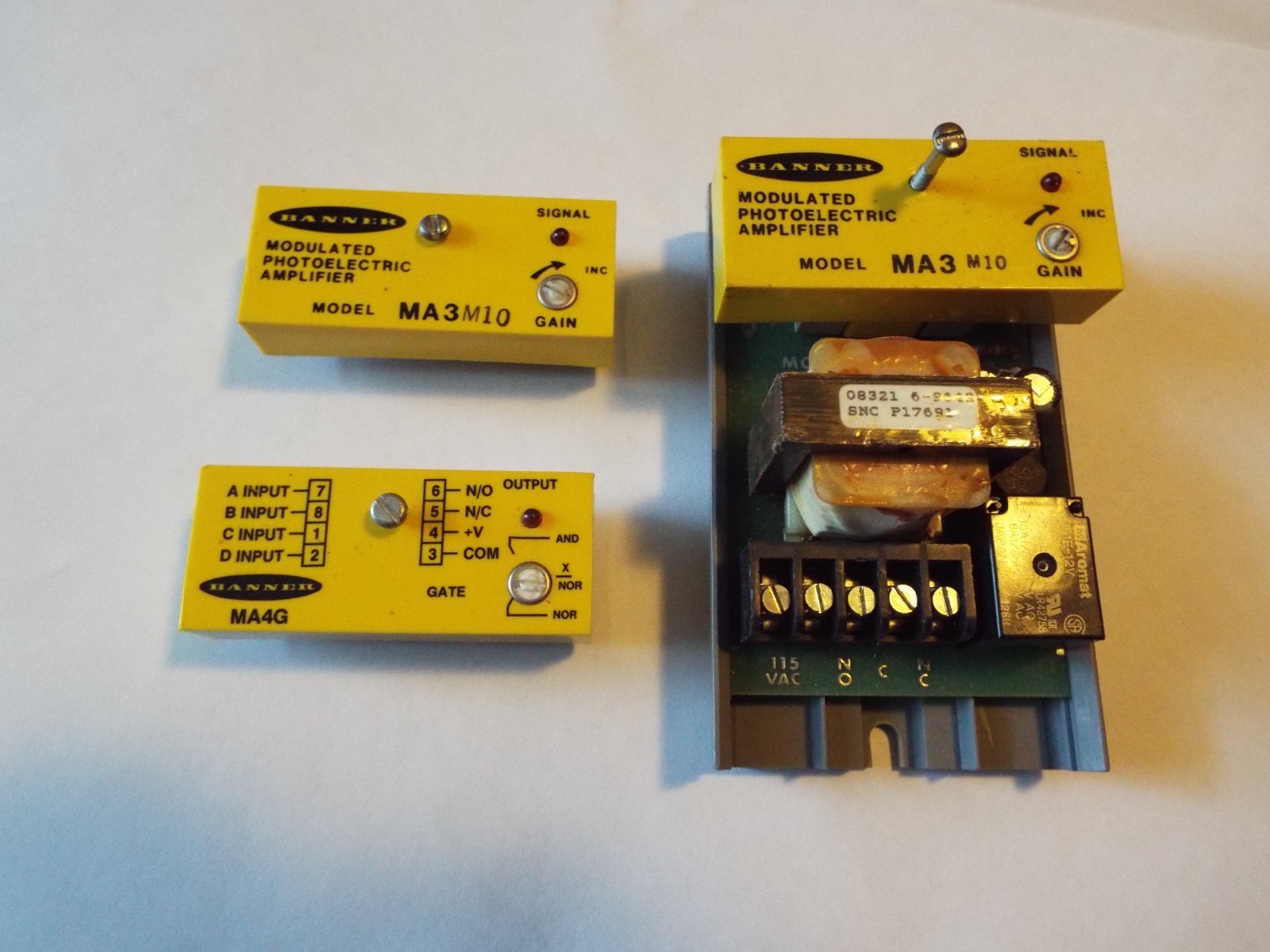 NEW no box Banner Amplifier 2pc MA 3 M10 1pc MA4G 1pc MPS 15 free shipping
