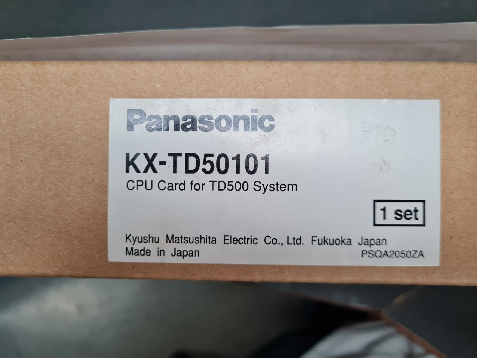 KX-TD50101 By Panasonic Central Processing Unit Card NIB, V-4
