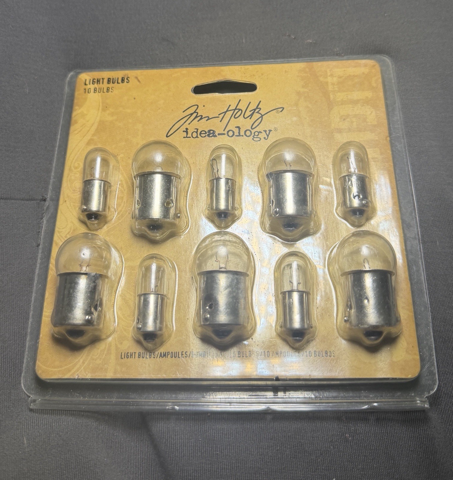 Tim Holtz Idea-Ology Bulbs 10pk New Rare