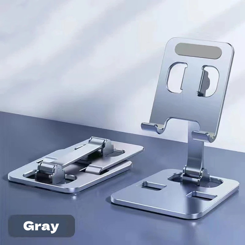 Adjustable Aluminum Alloy Desktop Stand for Tablet and Phone