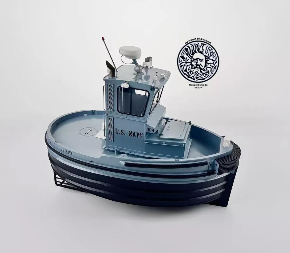 U.S. Navy Boomin Beaver Tug Boat 1:18 342mm RC Wooden Model Ship Kit