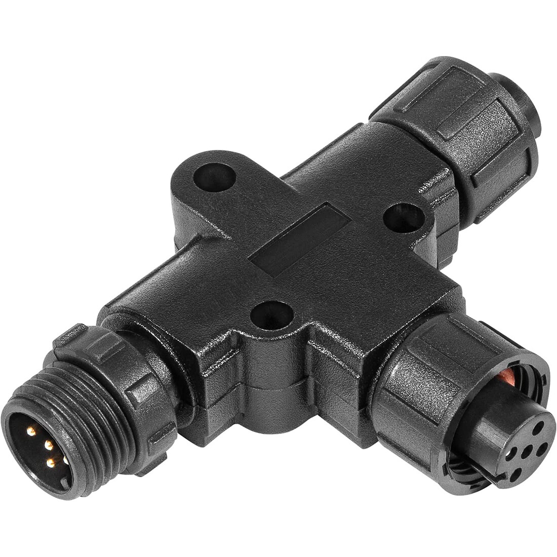 NMEA 2000 N2k Tee T-Connector IP67 Thread for Garmin Lowrance Simrad B&G Navico