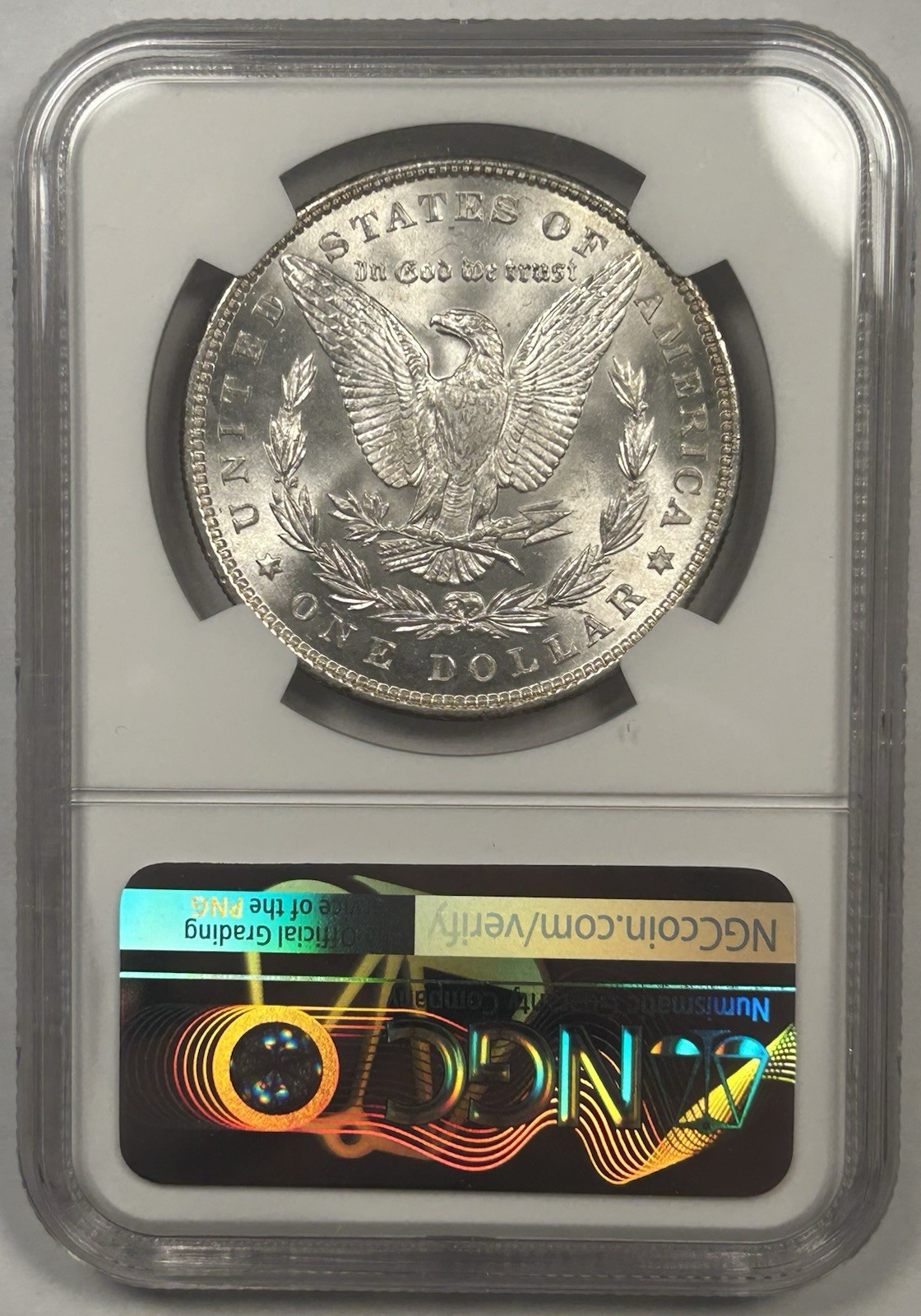 1896 Morgan Silver $1 Dollar Coin NGC MS 62