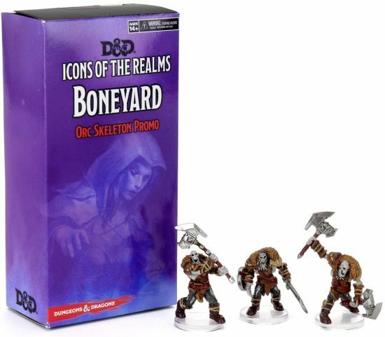 1x  Boneyard: Orc Skeleton Promo New Sealed Product - D&D Icons of the Realms