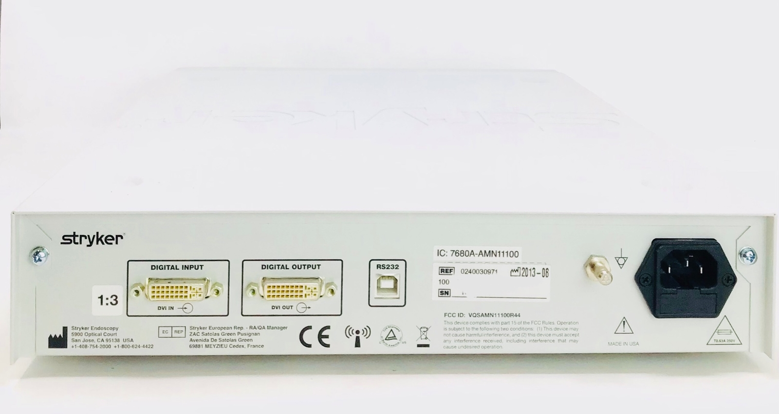 Stryker 0240030971 Wise HDTV Transmitter Console