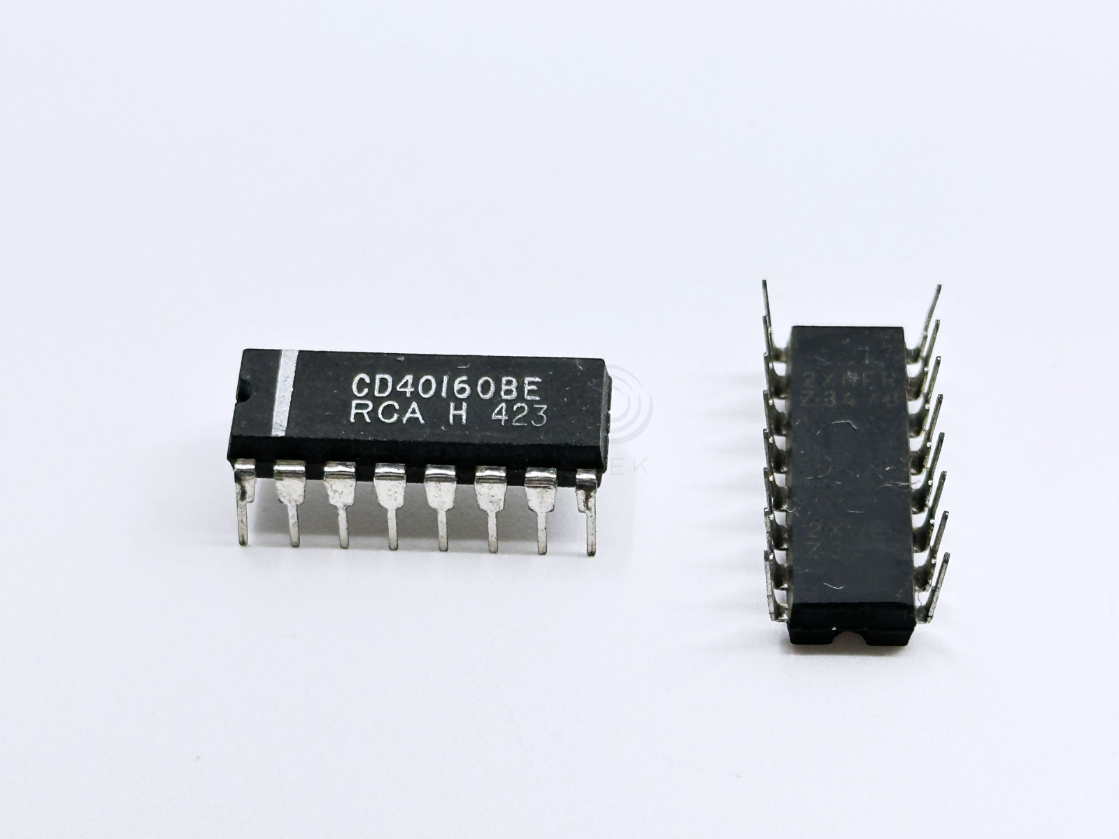 2PCS CD40160BE RCA CMOS Synchronous Programmable 4-Bit Decade Counter IC DIP-16