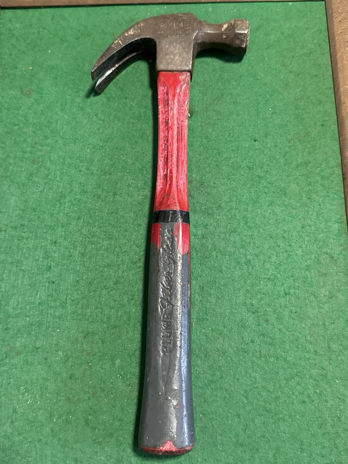 Plumb F57 16-Oz Fiberglass Claw Hammer Vintage USA Plumb Fiber Glass Handle