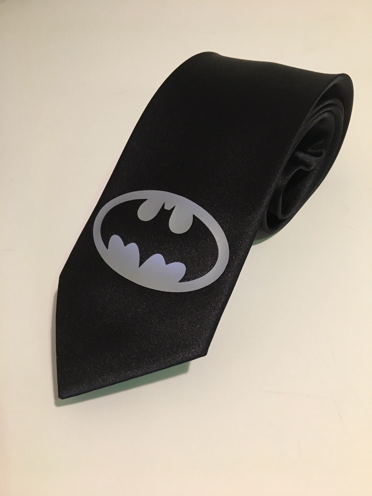 Superheroes 2 Ties , Silver Logo, New