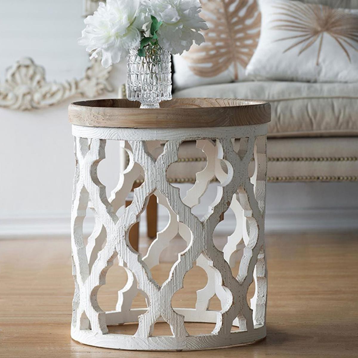 A&B Home 44523-DS Anita Side Table