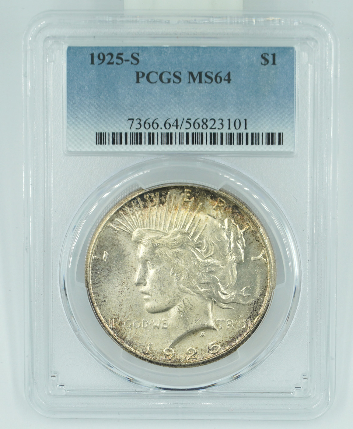 1925-S PCGS MS64 Peace Silver Dollar