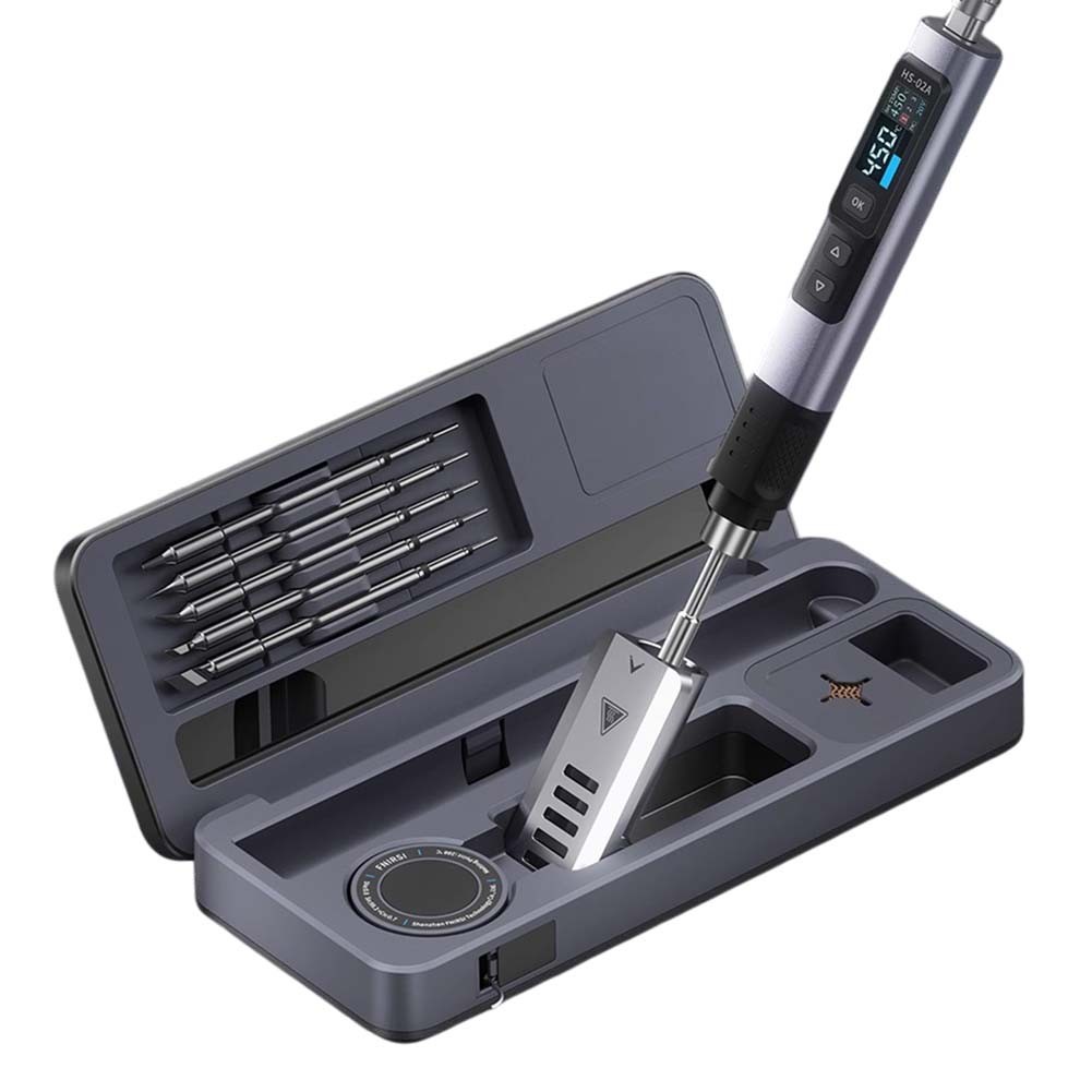 Smart soldering iron HS-02 mobile workbench storage box soldering iron set