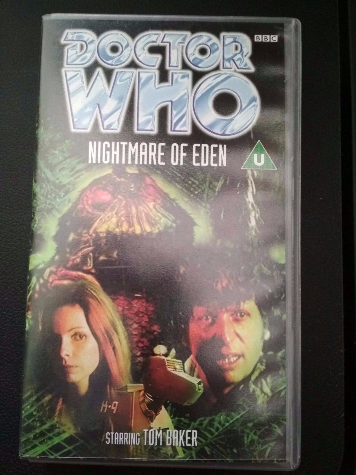 Doctor Who "Nightmare of Eden" Tom Baker (1998) VHS Cert U Excellent Condition