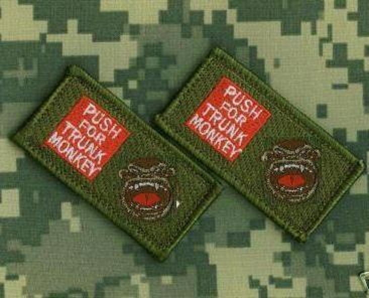 Syria-Iraq DAESH WHACKER GREEN BERET ADVISERS 2" 2-TAB: Marvel Comics Iron-man
