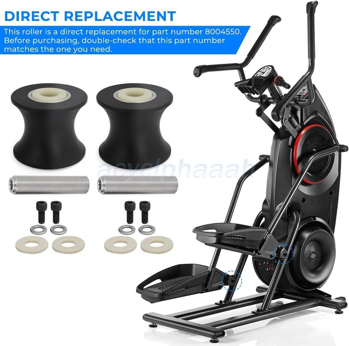 2 x Arm Roller Wheel Kit 8004550 For Bowflex Max Trainer M3 M5 M6 M7 M8 Smooth