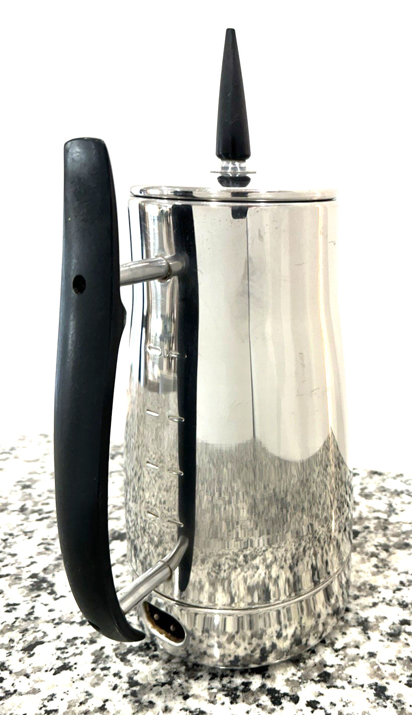 Vintage MCM Society "Easy Flo" 4-10 cup Percolator Coffee Pot Beautiful! EUC