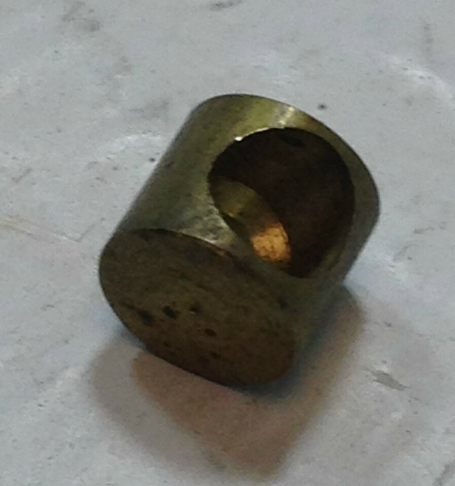 Throttle / Brake Cable Brass Ferrule New Old Stock .260" Long .280" Dia Snowmobi