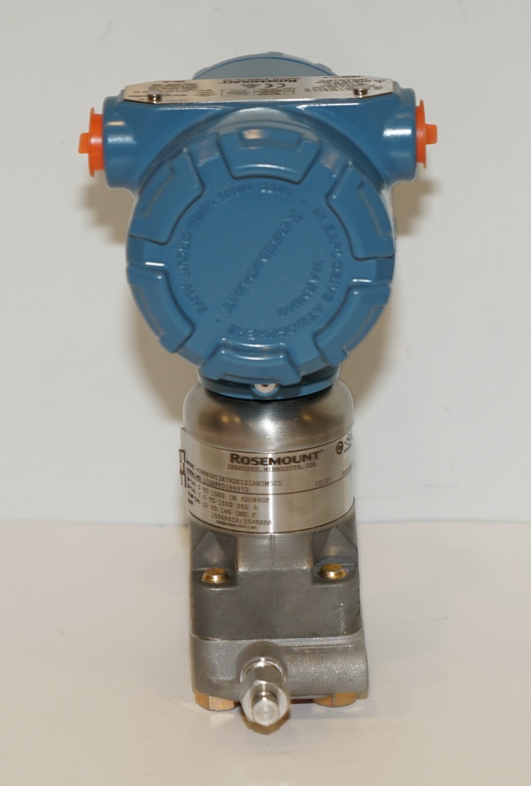 ROSEMOUNT MULTIVARIABLE TRANSMITTER 4088B3P13A7R2E121AE5M5C1 1500 PSI