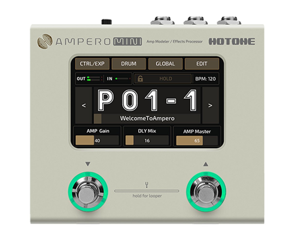 Hotone MP-50VN Ampero Mini Amp Modeler/Multi-FX Pedal - Vanilla