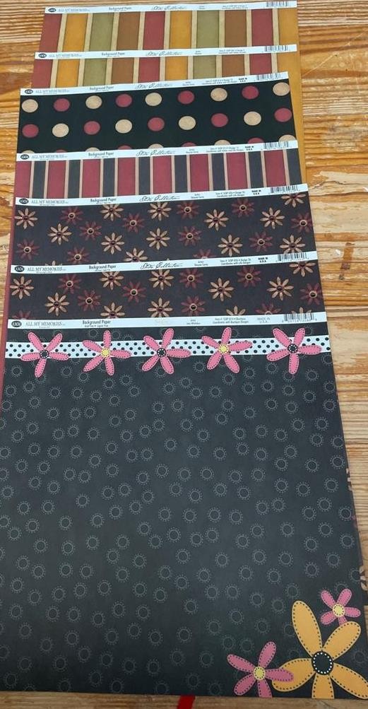 New 12 x 12" all my memories AMM 7 STUDIO COLLECTION PAPERS