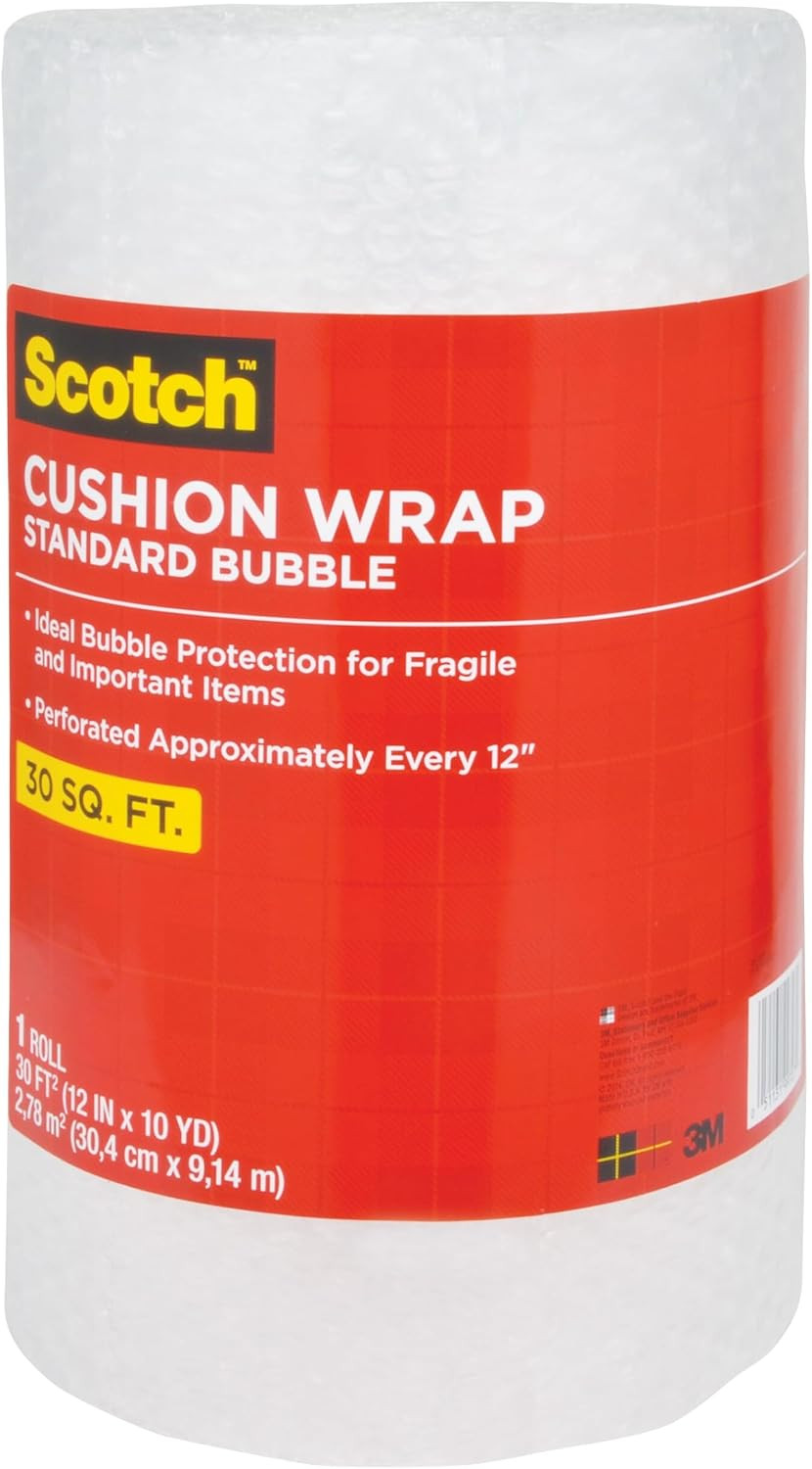 Scotch Cushion Wrap, 12 in X 30 Ft | 1 Roll/Pack