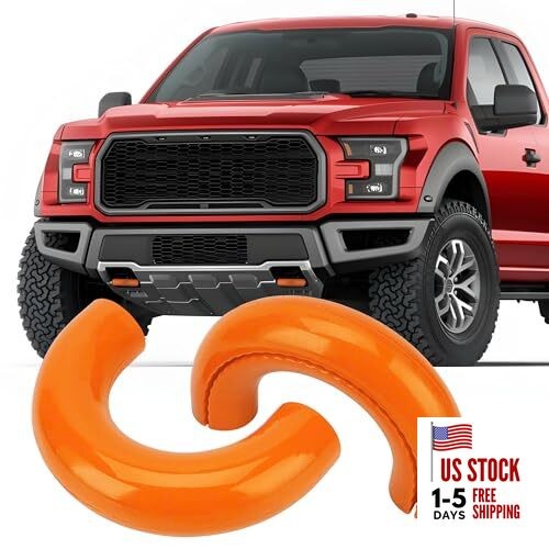 Tow Hook Covers Compatible with 2004-2026 F150 Accessories Bronco Neon Orange