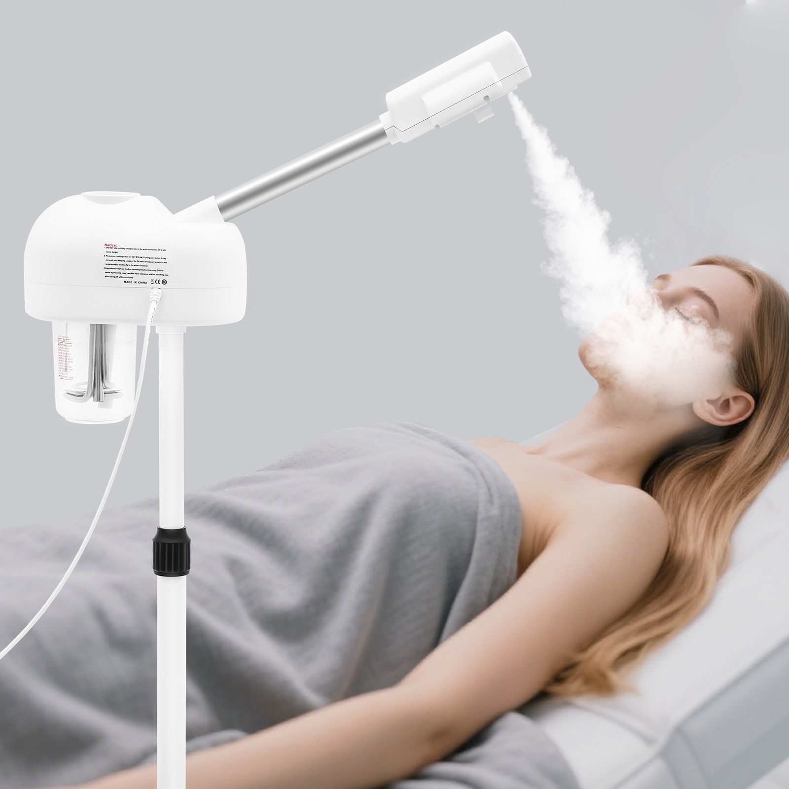 Facial Steamer Hot Ozone Professional Beauty Salon Spa Skin Care Equipment