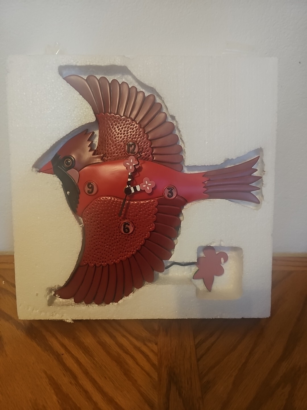 Allen Designs Cardinal's Song Wall Clock 6012449