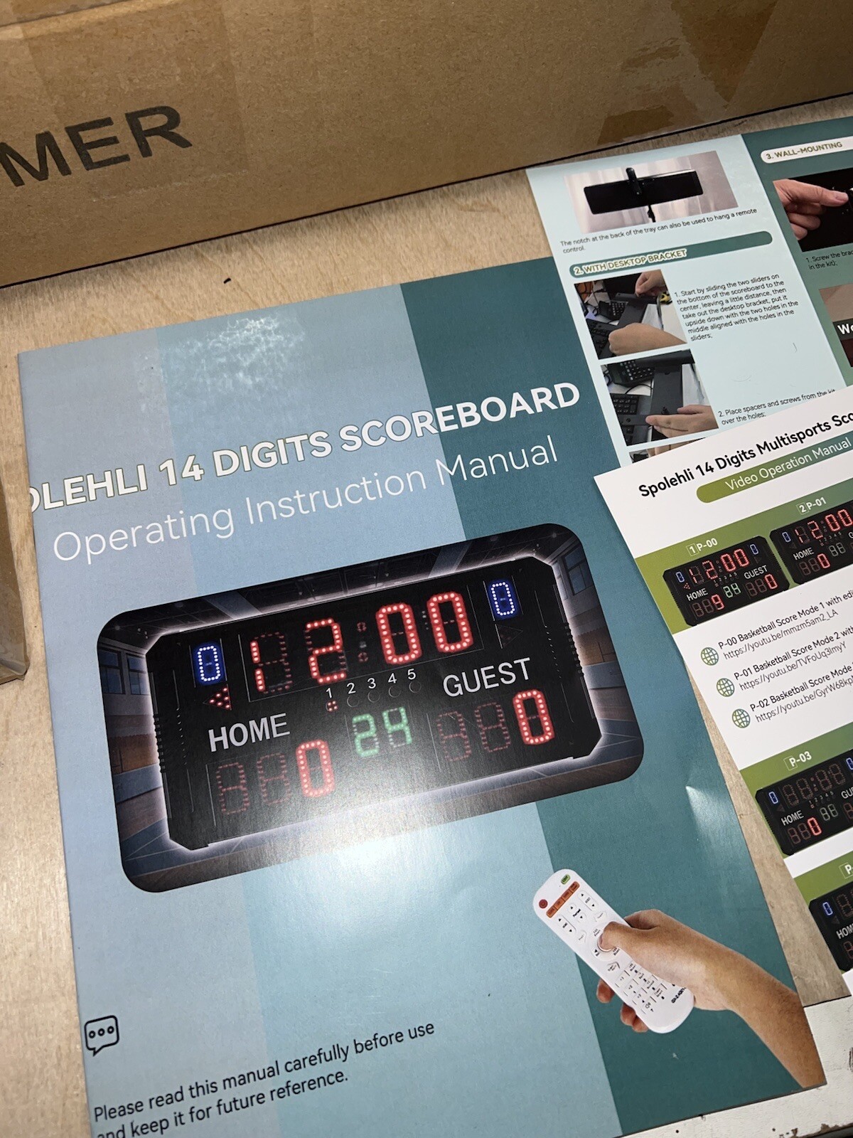 Spolehli 14 Digits LED Multisport Scoreboard