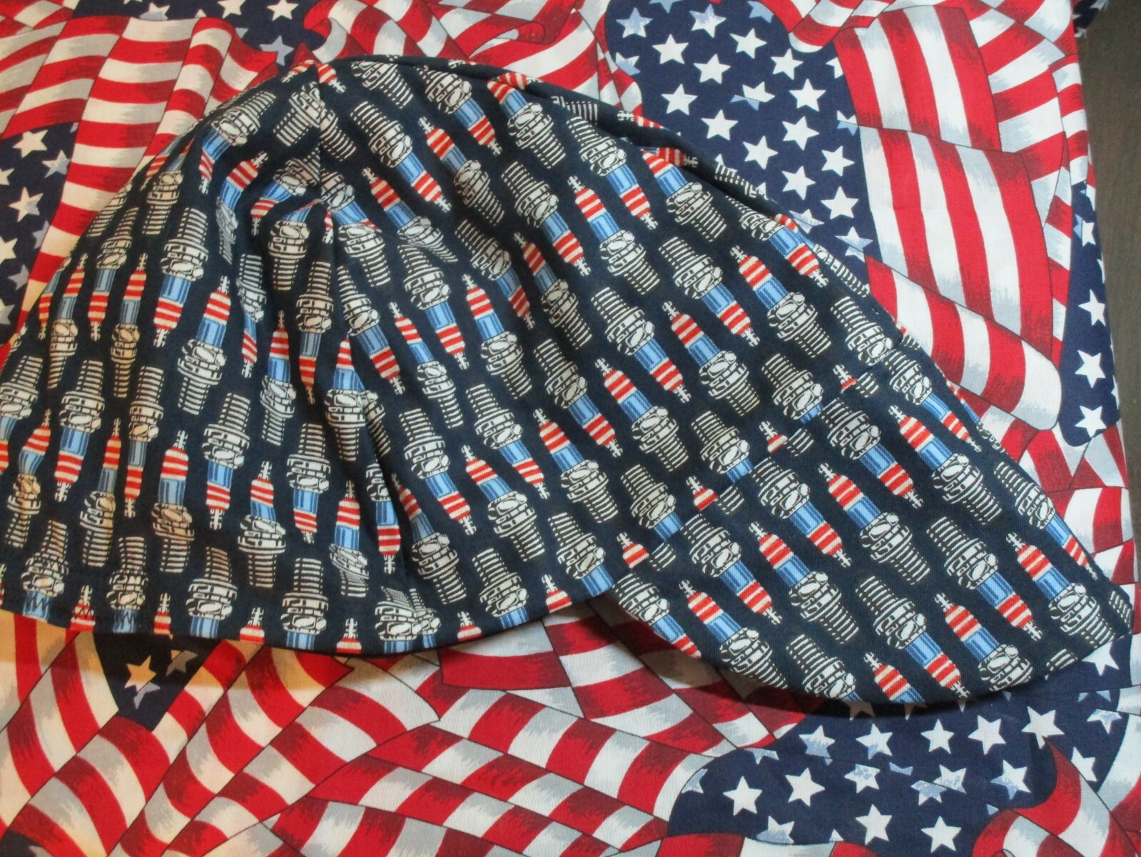 Spark Plug : Red's American Made Welding, Biker Hat 4 Working Men $7.00