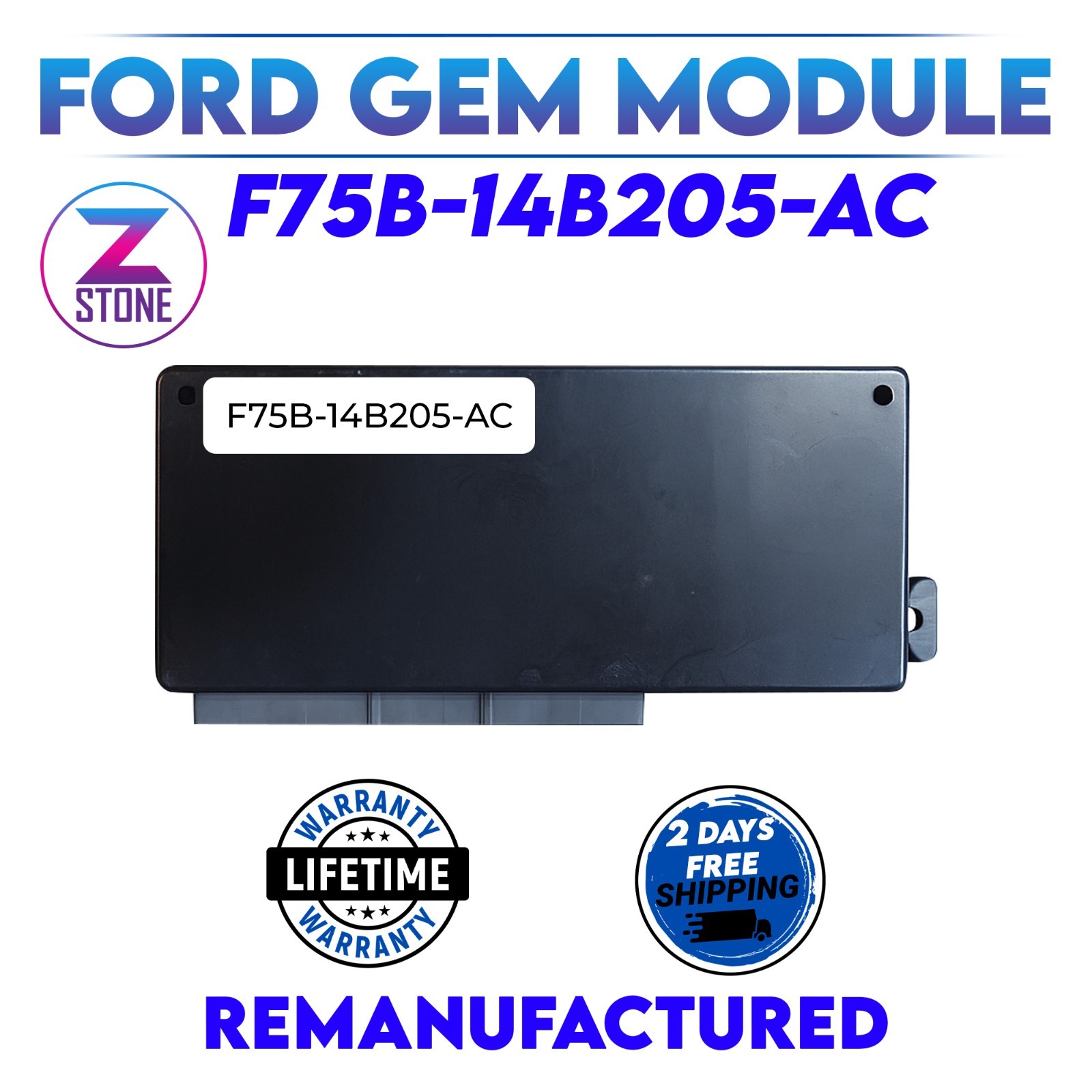 Rebuilt Ford GEM Module F75B-14b205-AC Plug N Play