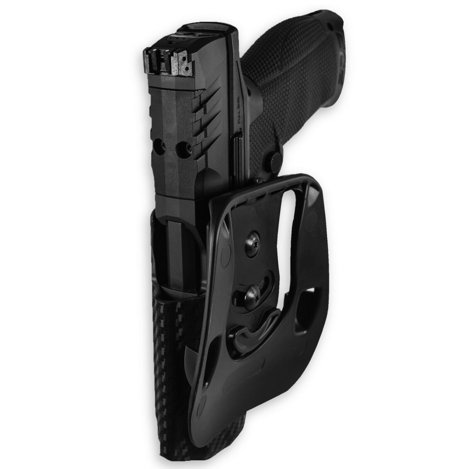WHOLEGUNS OWB Kydex Holster WALTHER PDP COMPACT/4"/4.5" - Paddle