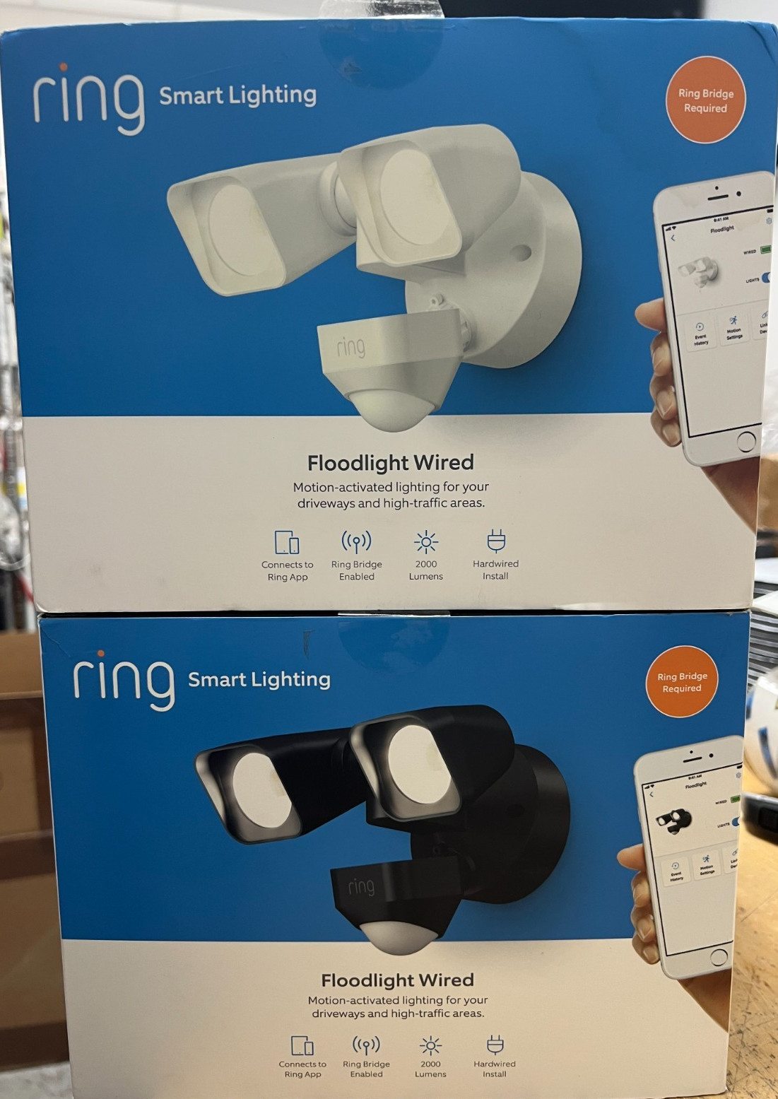 Ring  Smart Lighting Wired Floodlight