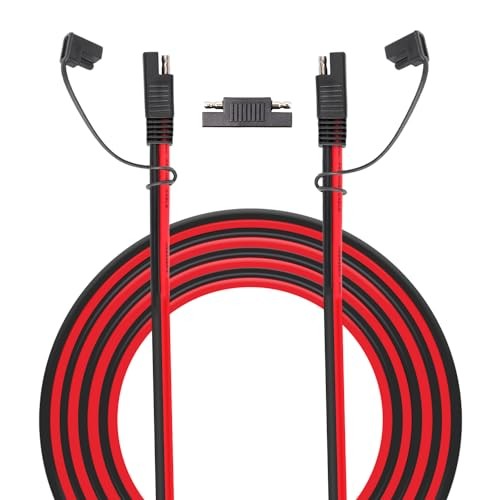 - 15 FT Cable SAE Extension Cord 10 AWG 2 Pin Wire Harness 15FT (10AWG) 1 Pack
