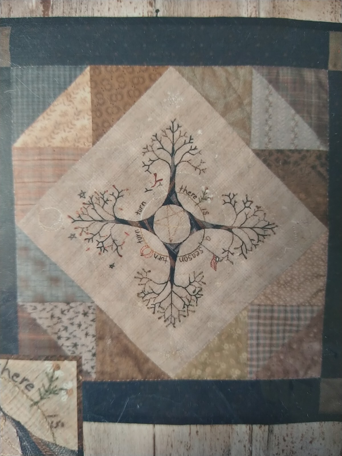 Jacqueline Paton Designs Pattern There Is A Season Embroidery & Quilt Pattern