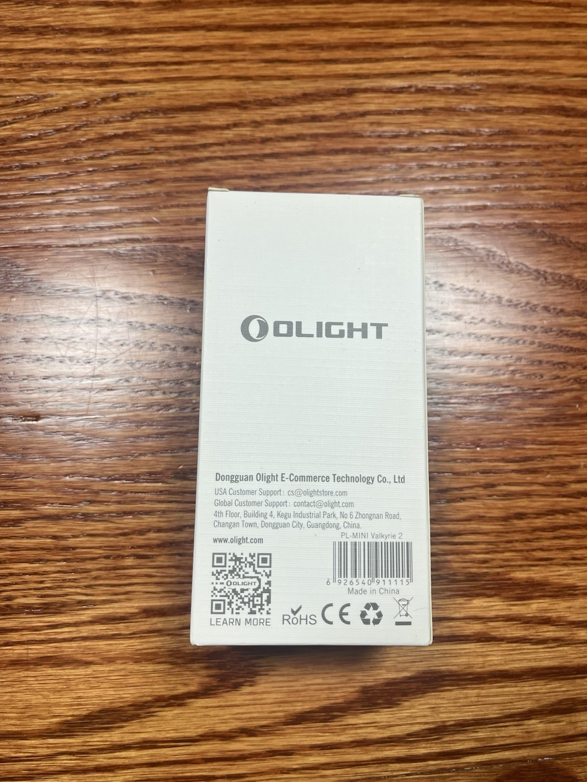 Olight PL-MINI 2 Valkyrie Handgun LED Light 600 Lumens 100m Black