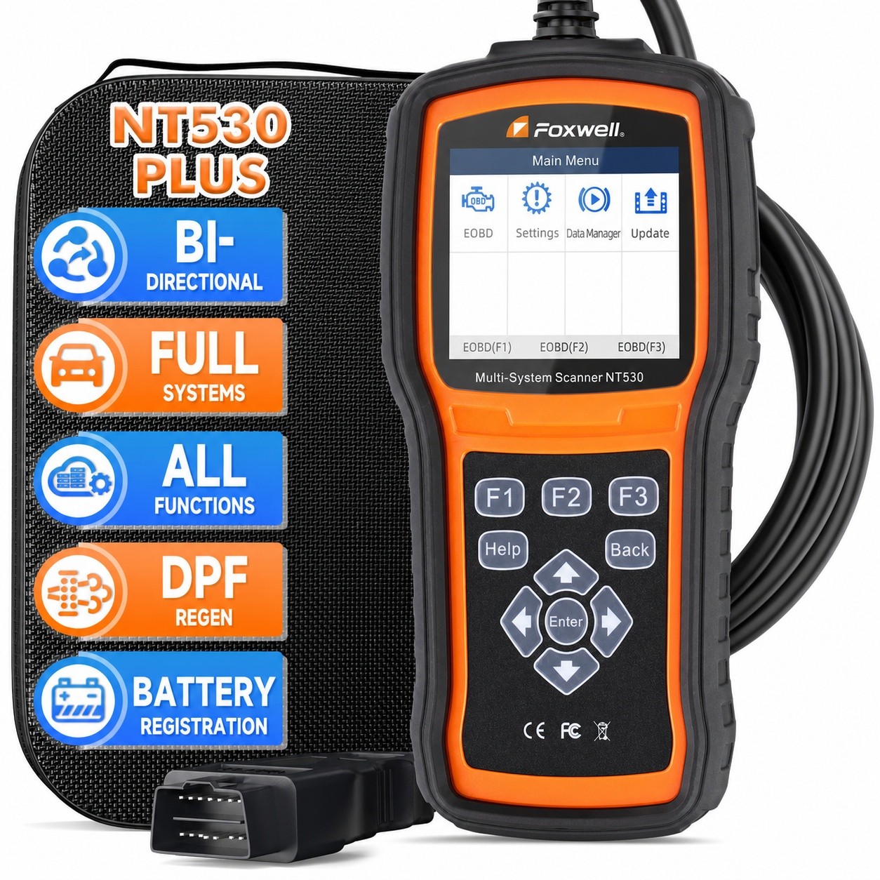 FOXWELL Bidirectional OBD2 Scanner Full Systems Diagnostic Tool For Hyundai,Kia
